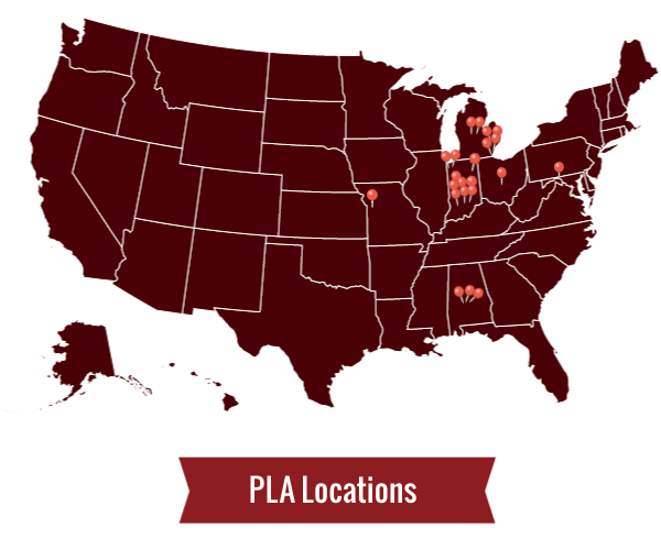 PLA School Locations